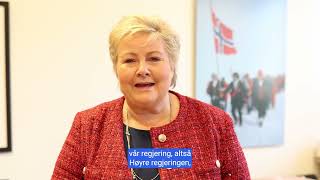 Endelig fredag Erna Solberg oppsummerer uken [upl. by Mathian]