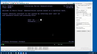 Micro Focus Demo Automated Testing for Mainframe Application [upl. by Adnamaa]