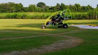 My First Powered Parachute Flight  Takeoff [upl. by Elfont718]