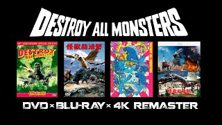 DESTROY ALL MONSTERS 1968 DVD x BLURAY x 4K REMASTER [upl. by Pimbley]