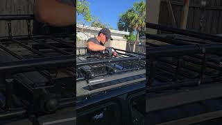 Installing Harbor Freight Roof Rack on our 99 CRV awd automobile travel roadtrip diy ootd [upl. by Peednas]