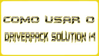 DRIVERPACK SOLUTION 14 [upl. by Euqinobe]