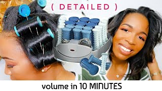 Conair 20 Roller Compact Setter CONAIR HOT ROLLERS Tutorial  quick easy VOLUME  Sacha Bloom [upl. by Fritzsche793]