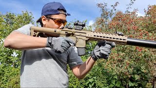 Sig Sauer MPX 177 Co2 Pellet Air Rifle  Full Review amp Accuracy Test [upl. by Sirahs]