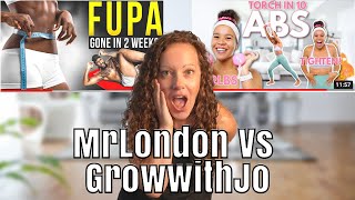 I Tried Grow With Jo and Mr London Fupa Challenge  Best Workout To Get Abs  Best Home Workout 2021 [upl. by Anier800]