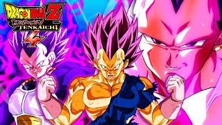 Vegeta Ultra Ego Enters Tournament with OVERPOWERED Mods in Budokai Tenkaichi 4 [upl. by Lenoil]