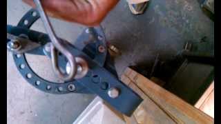 Harbor Freight Compact Bender with eye bolt tool [upl. by Korten]