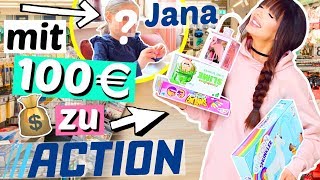 Was bekommt man für 100€ bei ACTION 💰BilligLaden  ViktoriaSarina [upl. by Nrehtac925]