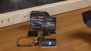 Unboxing e installazione di Sitecom WMA1000 WiFi Music Player  ITALIANO [upl. by Jat]