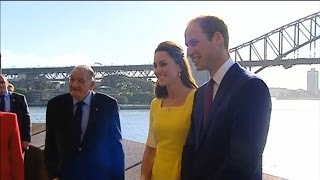 Prince William and Kate at the Sydney Opera House [upl. by Gee]