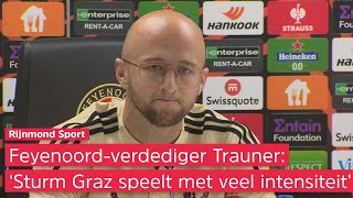 Gernot Trauner Feyenoord zal moeten STRIJDEN om de TWEEDE PLEK in de poule om door te gaan [upl. by Lenneuq]