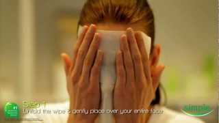 How To Effectively Cleanse with Simple Facial Cleansing Wipes [upl. by Acireh]