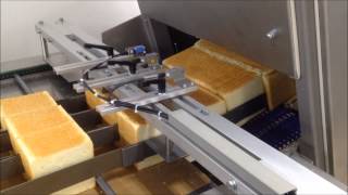 HOBA  HSA 5 BREAD SLICER with SPLIT amp TURNING UNIT HBS BAGLOADER PACKING LINE HTA 15S 60 pm [upl. by Yblehs]