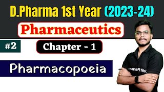 Pharmaceutics Ch1 । Pharmacopoeia  IP  BP amp USP ।DPharma 1st YearBy Mithilesh kumar [upl. by Cilurzo]