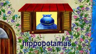 Learn the ABCs in LowerCase quothquot is for hippo and house [upl. by Nalad]