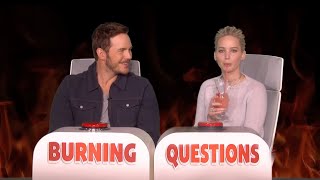 Jennifer Lawrence and Chris Pratt take on Ellens Burning Questions [upl. by Beichner]