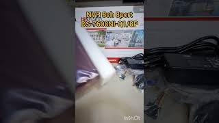 Hikvision NVR 8ch 8port DS7608NIQ18P Unboxing [upl. by Yrac]