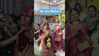 sassa dukh dindiya boliyan punjabisong bhangralove indianwedding bhangra punjabiwedding [upl. by Ecirahc423]