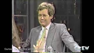 Drew Barrymore talks about Crispin Glover getting kicked off David Letterman [upl. by Kinny]