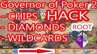 1 Governor of Poker 2 Coins Diamonds Wildcards hack root [upl. by Constantino]