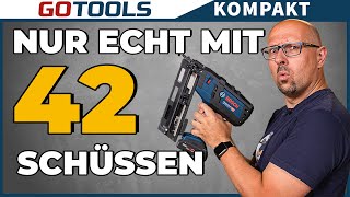 Besser als Gasfederantrieb Die NEUEN Bosch Akku Nagler GNH 18V64 und GNH 18V64 M unter der Lupe [upl. by Sremmus250]