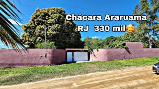 🥰Chácara Araruama RJ 330 mil Porteira Fechada 4400² metros de terreno diversas árvores frutíferas [upl. by Ettelegna]