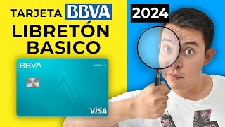 Tarjeta BBVA Cuenta DIGITAL 2024 LIBRETON BASICO [upl. by Rochkind314]