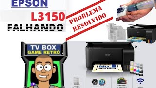 impressora epson L3150 não imprimi amarelo  Resolvido [upl. by Tsyhtema]