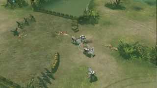 Dawn of War 2 Fights Purifiers vs Howling Banshees [upl. by Anhpad378]