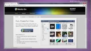 Como Transferir Música a Su Sony WALKMAN® Utilizando el Software Media Go [upl. by Wachtel]