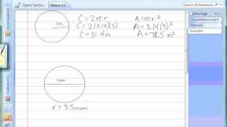 Circumference and Area of a Circle [upl. by Alihs224]