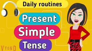 Present simple tense English conversation  English tenses  English speaking practice [upl. by Aneeram558]