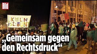 Tausende bei Demos gegen Rechts Aufstand der Anständigen [upl. by Sunil]