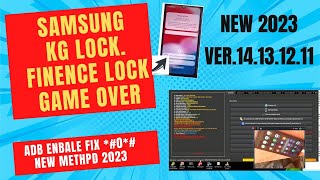 SAMSUNG A03s SMA037F KG LOCK FINENCE LOCKBYPASS ADB MOOD ANDROID VERSION 131211BY Griffin tool [upl. by Ahsinuq]