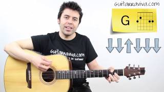 de musica ligera tutorial guitarra completo con acordes y ritmo de soda stereo [upl. by Lertnek]