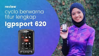 Review Cyclocomputer Berwarna untuk Sepeda Merk IGPSport IGS 620 Harganya Terjangkau banget [upl. by Ynej]