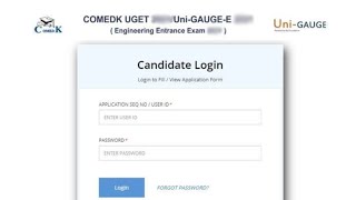 COMEDK UGET Admit Card 2024  Download COMEDK UGET Hall Ticket [upl. by Eveivaneg]