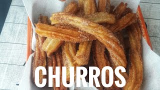 Churros con 2 ingredientes y tips para que no exploten video editado [upl. by Ahtel]