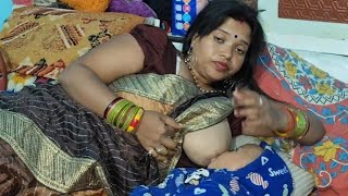 new breastfeeding vlog 2024  beautiful mom breastfeeding  desi breastfeeding vlogs viral [upl. by Vasily]