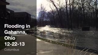 Massive Flooding in Gahanna Ohio part 1 [upl. by Enogitna]