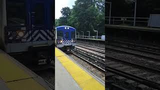 MNRR 8 car M7A on the harlemline arriving  Botanical Garden metronorth youtubeshorts thebronx [upl. by Ewald77]