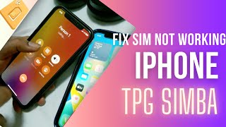 100 Fix TPG or SIMBA SIM not working on iPhone Singapore [upl. by Marsiella]