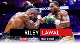 FULL FIGHT Viddal Riley vs Mikael Lawal  English Cruiserweight Title [upl. by Rabbi826]