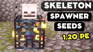 🔥Minecraft SKELETON SPAWNER SEED for Minecraft 120 PE  Best 120 Seeds Bedrock [upl. by Mazonson475]