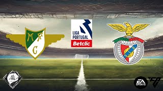 Moreirense x Benfica  4 rodada Campeonato Português 2425  EA FC [upl. by Yrrol]