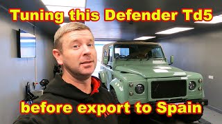 Defender Td5 90 Dyno Tuning for Export [upl. by Seka195]