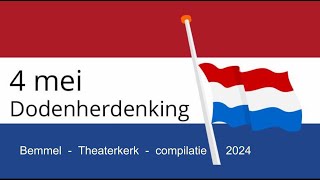 Bemmel  Dodenherdenking in Theaterkerk  2024 [upl. by Omissam]