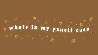 whats in my pencil case [upl. by Aligna649]