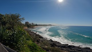 Coolum Beach Sunshine Coast Queensland Gorgeous beach perfect for your getaway Walking 4K [upl. by Arron618]