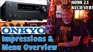 I love this AVR Onkyo TXNR7100  Setup and Menu Overview [upl. by Ania875]